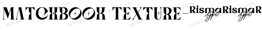 Matchbook Texture字体转换